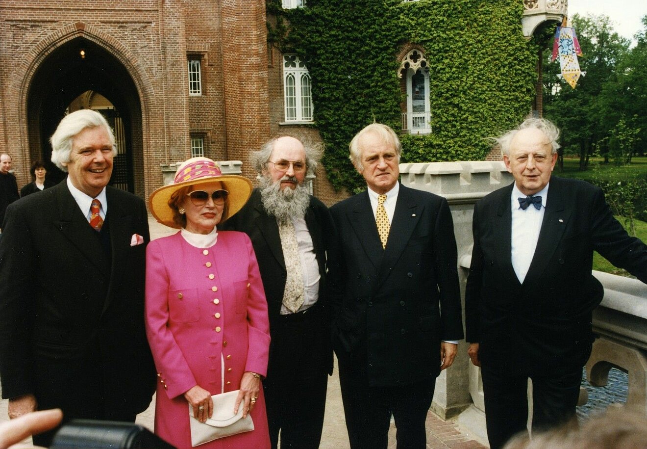 Stifter bei der Eröffnung des Museums 1997